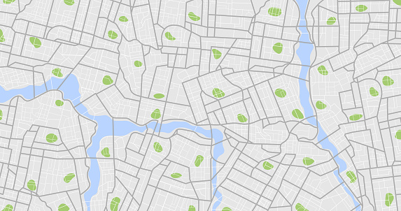 Navigate Mapping Technology For Distance Data Path Turns Abstract Map ...
