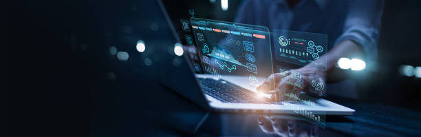istock Digital marketing, Data analysis for performance and create insight report, Goal of digital marketing strategy and service through digital channel of search engine and data science on social network 1781267329