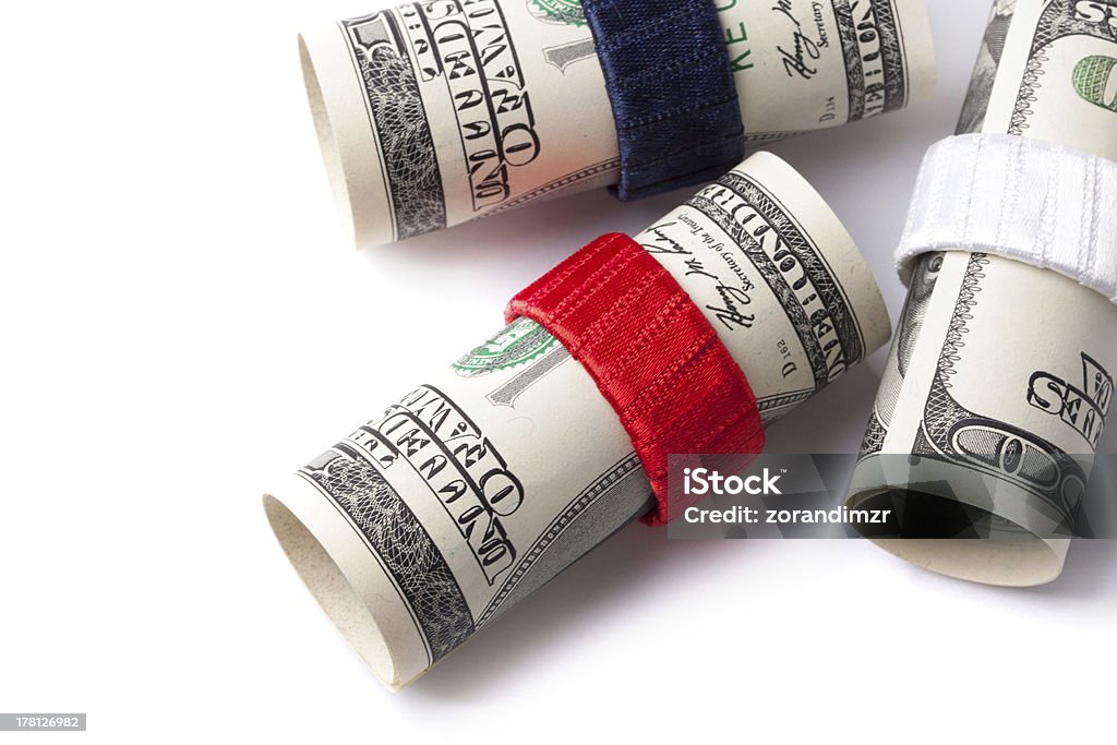 Rolinho de dólares - Foto de stock de EUA royalty-free