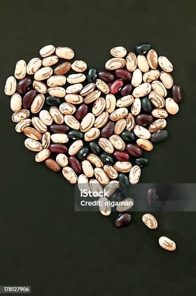 Forma Di Cuore Da Chicchi - Fotografie stock e altre immagini di Agricoltura - Agricoltura, Amore, Argentato