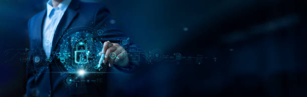 istock Data security concept, Concerns over data privacy and cybersecurity will continue to escalate. investment in robust cyber security measures to protect their operations and customer data. 1781282624