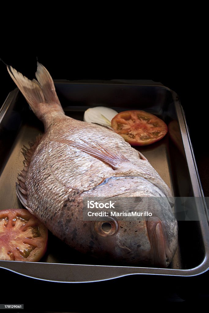 Pesce al forno - Foto stock royalty-free di Acqua