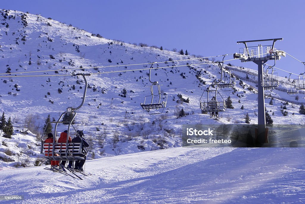 Ski lift - Lizenzfrei Anhöhe Stock-Foto