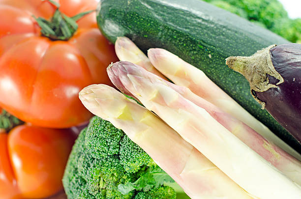 detalhe de legumes - zuchinni - fotografias e filmes do acervo