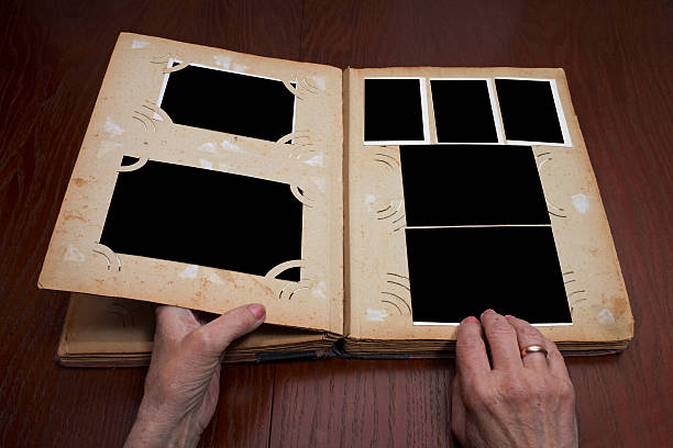 istock vintage photo album 178129783