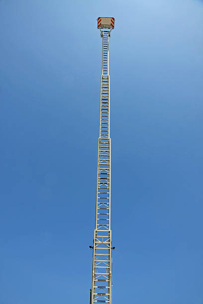 platform of a fire truck