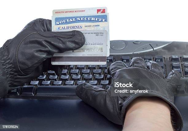 Identity Theft Stock Photo - Download Image Now - Identity Theft, Social Security Card, White Collar Crime
