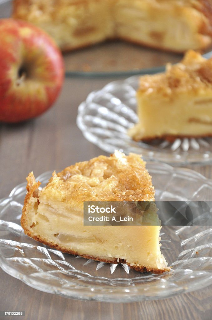 Apple Pie Homemade Apple Pie Afternoon Tea Stock Photo