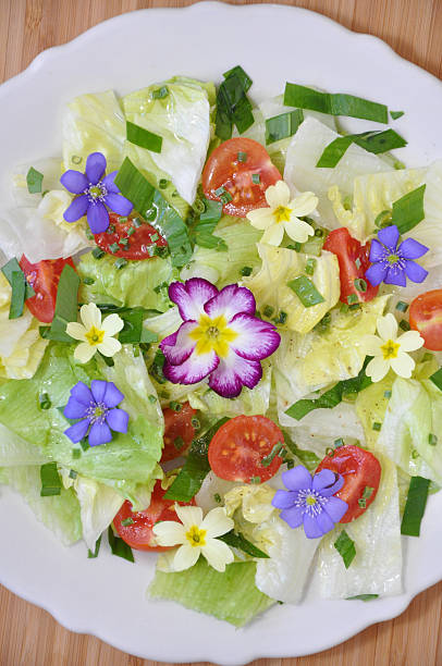 istock Salad of edible flowers 178132530