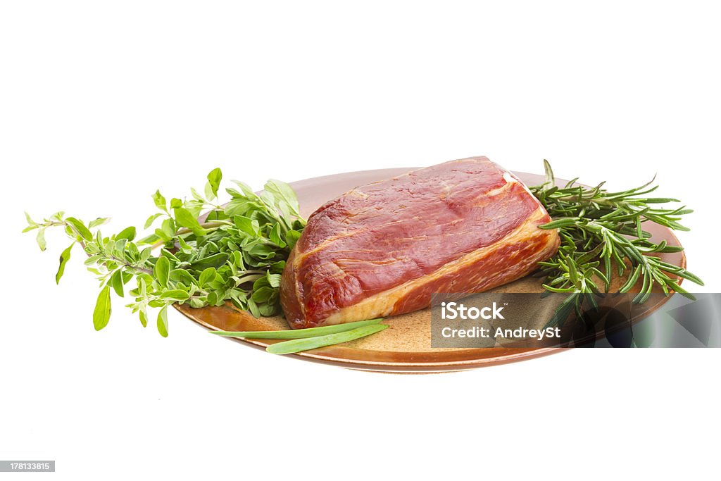 Manzo affumicato - Foto stock royalty-free di Bistecca di manzo