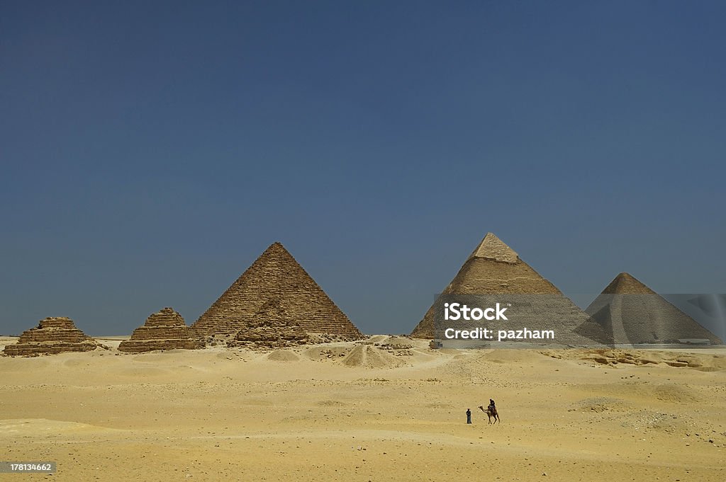 Die Pyramiden - Lizenzfrei Afrika Stock-Foto