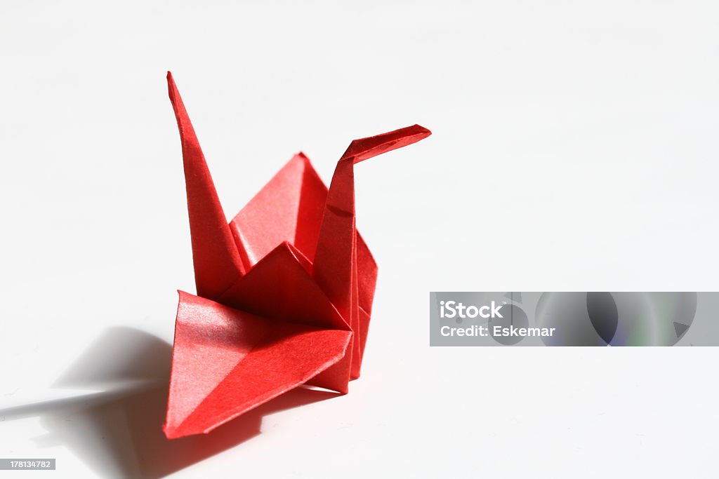 origami crane - Foto de stock de Artesanato royalty-free