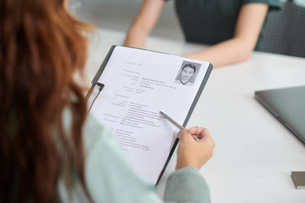 istock HR Manager Reading CV of Applicant 1781354034
