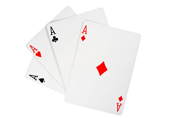 istock Four aces in poker - Kare 178136785