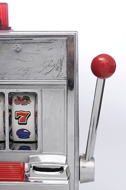 istock Part of slot machine and arm 178137440