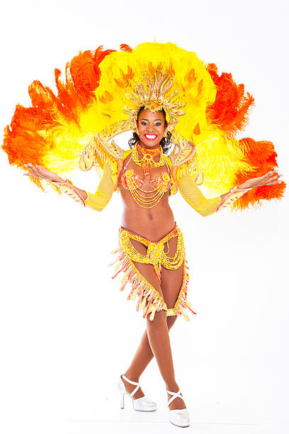 bailarina de samba - rio de janeiro carnival samba dancing dancing fotografías e imágenes de stock