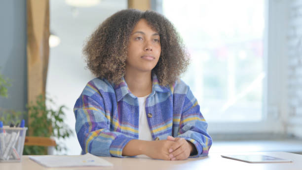 istock Brainstorming Young African Woman Leaving Room 1781386215
