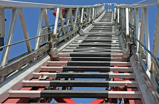 istock ladder of firefighters during an emergency to save the citizens 178140063
