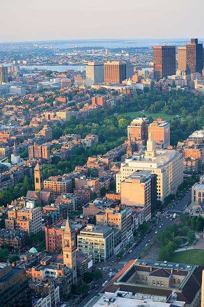 istock Boston street aerial view 178140671