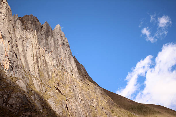 Spettacolare alta quota con vista sulle montagne - foto stock