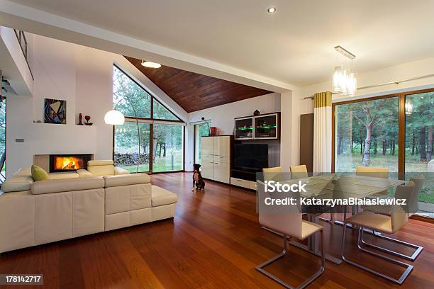 Living Room Stock Photo - Download Image Now - Apartment, Architecture, Chair