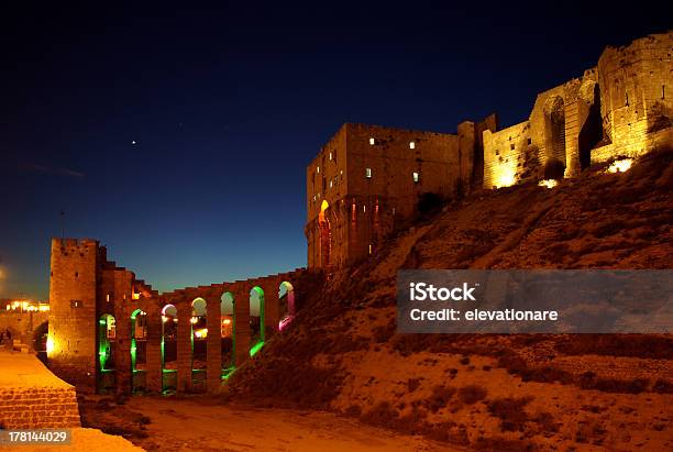 Citadel At The Dusk Aleppo Syria Stock Photo - Download Image Now - Aleppo, Syria, Castle
