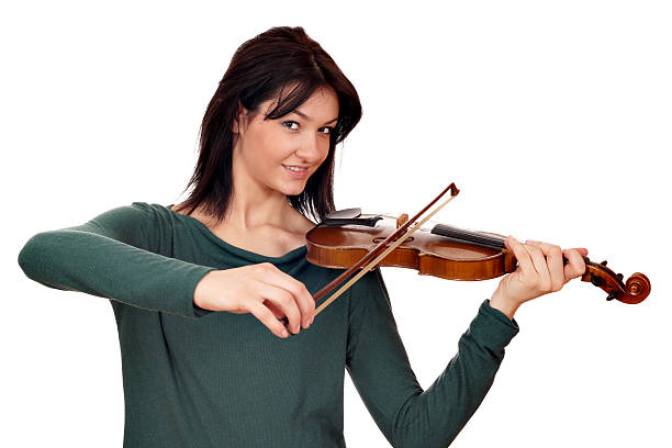 istock beautiful girl violinist on white 178146218