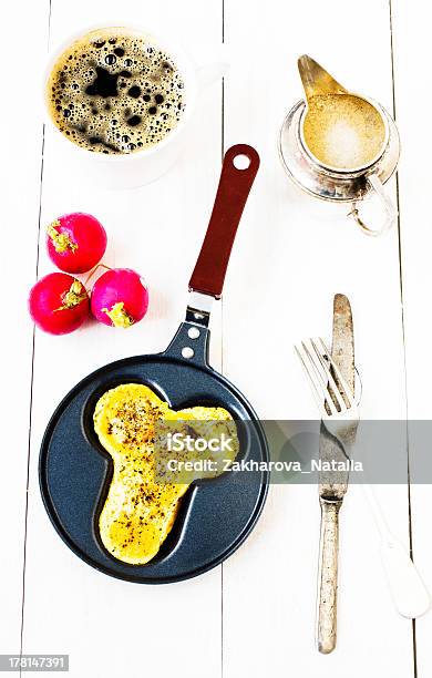 Breakfast With Fried Eggs In Fun Form Of Penis Stock Photo - Download Image Now - Adult, Bachelor, Backgrounds