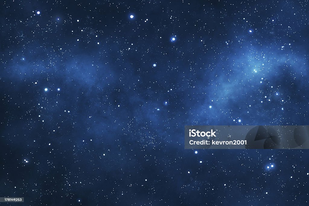 Deep space Hintergrund - Lizenzfrei Stern - Weltall Stock-Foto