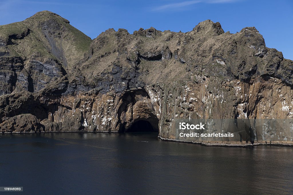 Grotto Es wurde von den Ozean und den Vulkanausbruch - Lizenzfrei Atlantik Stock-Foto