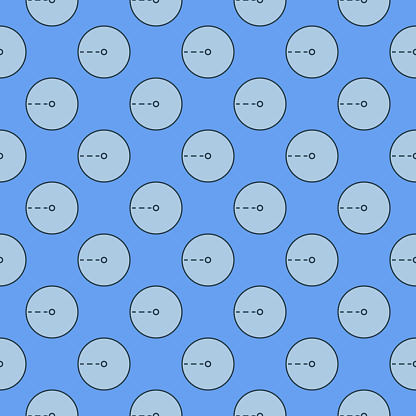 Math Pattern Circle Background Circle Mathematics Figure Blue Seamless Pattern Geometry Education ...