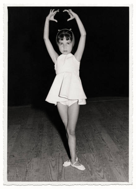 istock Little Girl Dancing on Stage in 1958. 1781501431