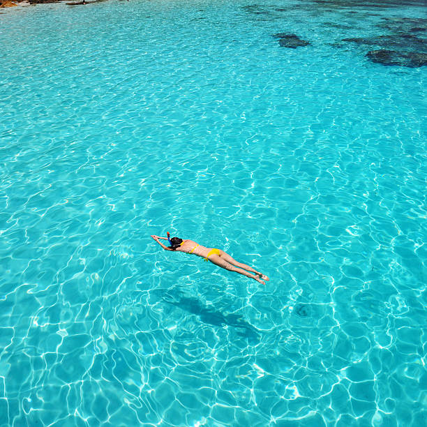istock Woman snorkeling 178151080
