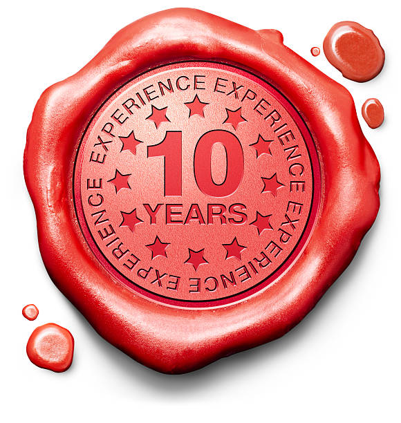 istock A red wax seal, commemorating 10 years of experience 178151760