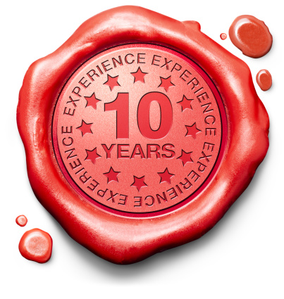ten years experience 10 year of specialized expertise top expert specialist best service guaranteed