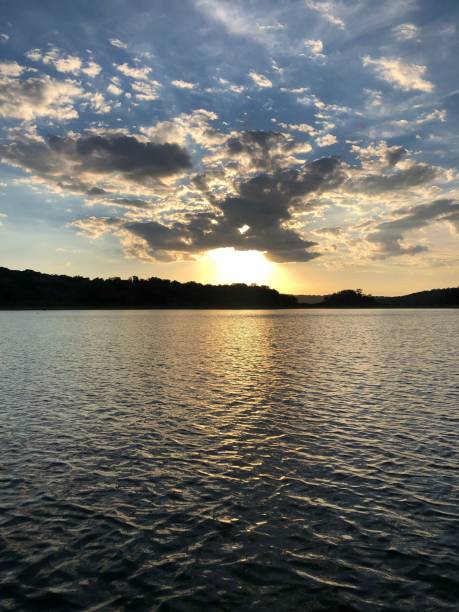 istock Tranquil scene featuring the lake and cloudy sky ats sunset 1781519456