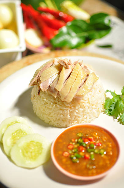 istock Asian style hainan chicken rice 178152106