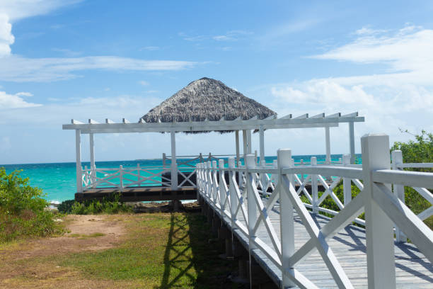istock A beautiful beach hut next to the Caribbean Sea 1781523801