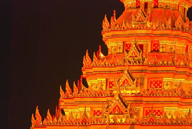 The cremation of Thai Royal family