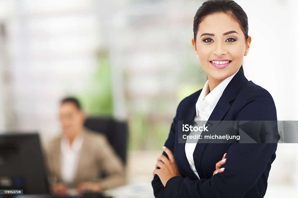 portrait of smiling business woman portait of smilling business woman in office Adult Stock Photo