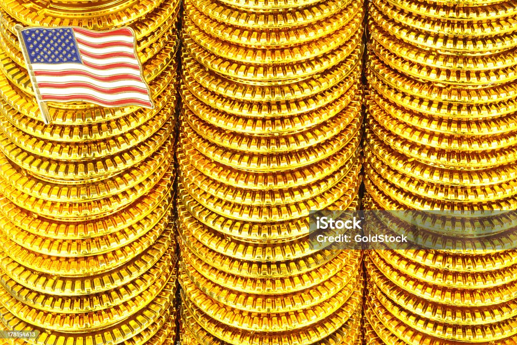 EUA Gold - Foto de stock de Amarelo royalty-free