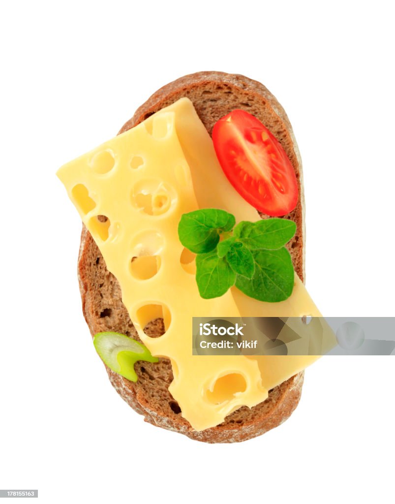 Pane e formaggio - Foto stock royalty-free di Alimentazione sana