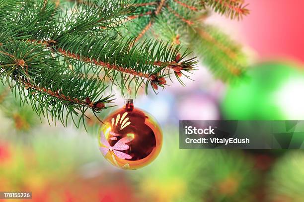 Decoração De Natal E Ano Novo - Fotografias de stock e mais imagens de Abeto - Abeto, Agulha - Parte de planta, Arranjo