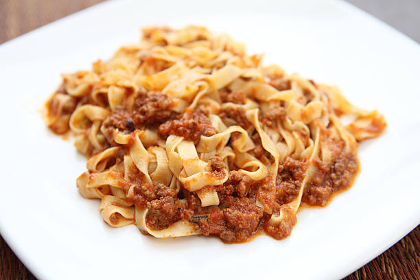 istock spaghetti fettuccine with beef  sauce 178155390