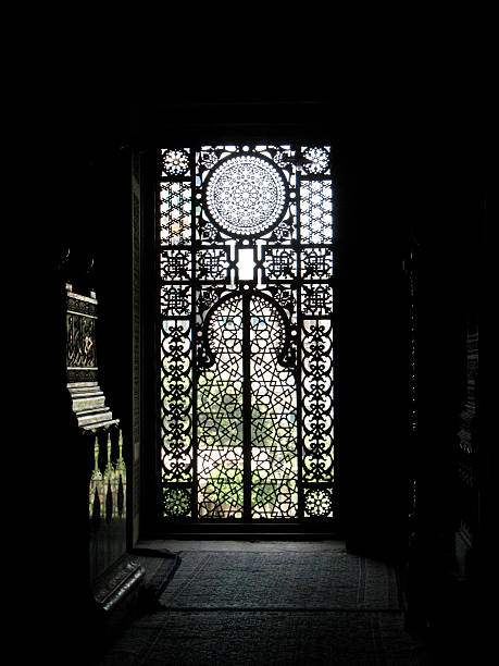 istock Mosque carved wooden door 178156389