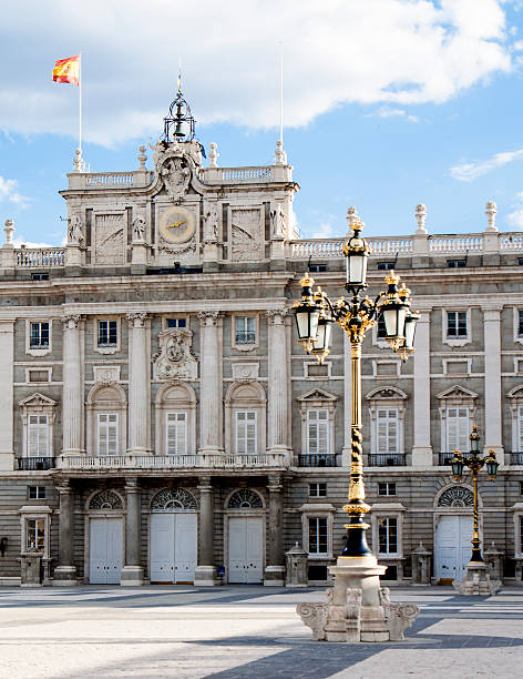 istock Royal palace at Madrid, Spain 178157383