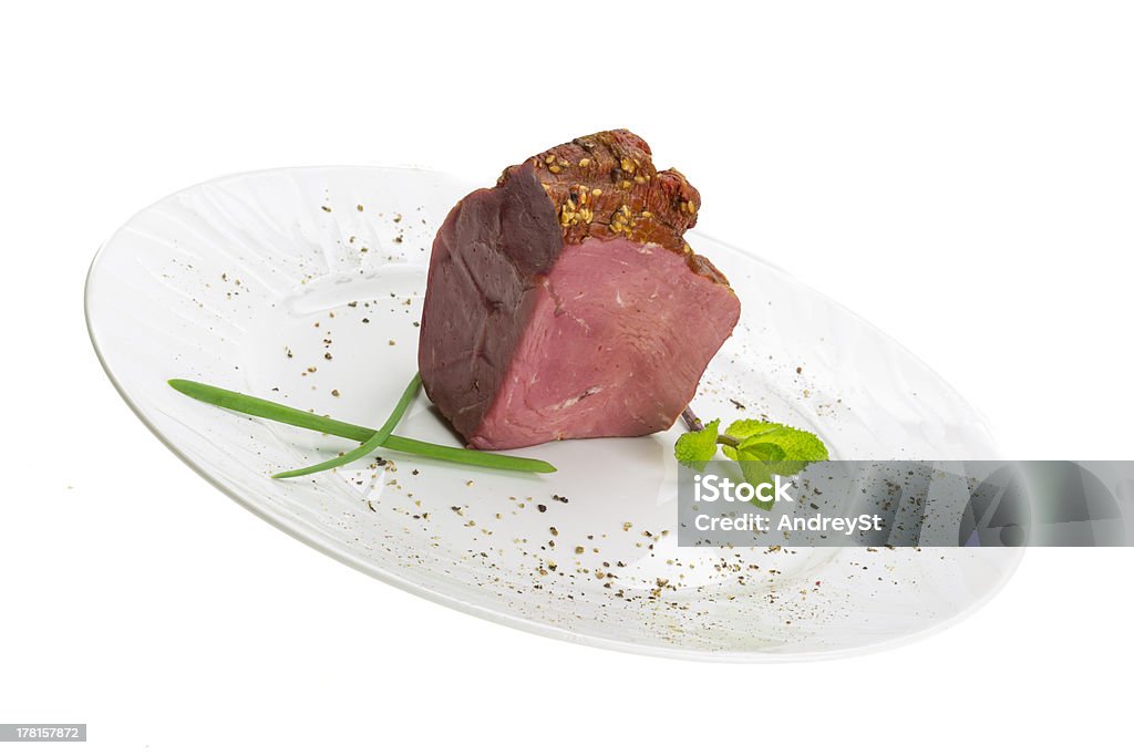 De carne fumada - Royalty-free Almoço Foto de stock