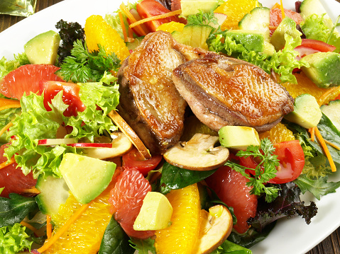 Mixed Salad with grilled Quail Breast