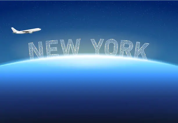 Vector illustration of Travel to New York