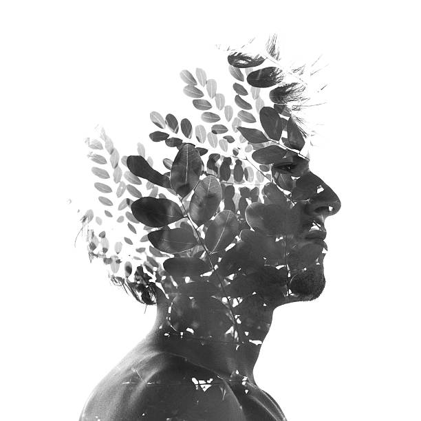 istock Double exposure male portrait 178163249